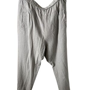 Anthropologie Hei Hei Cotton Tapered Pants – Light Grey (Size L)